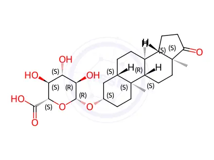 Chemical structure of Epiandrosterone β-D-Glucuronide