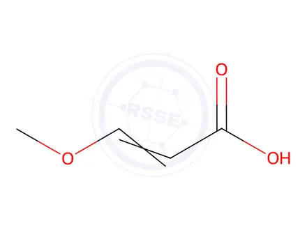 Chemical structure of 3-Methoxyacrylic Acid
