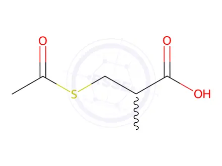 Chemical structure of Captopril Impurity 7(Captopril EP Impurity G)