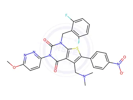 Chemical structure of Relugolix Impurity 202