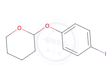Chemical structure of 2-(4-Iodophenoxy)tetrahydro-2H-pyran