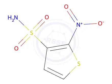 Chemical structure of 2-Nitrothiophene-3-sulfonamide