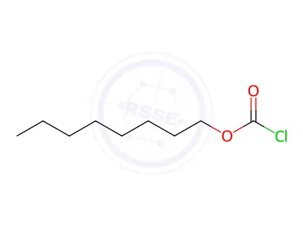 Chemical structure of Octyl Chloroformate