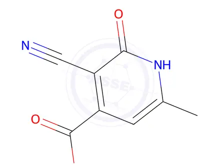 Chemical structure of 3-Cyano-6-methyl-2-oxo-1,2-dihydropyridine-4-carboxylic Acid