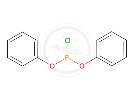 Chemical structure of Diphenyl phosphorochloridite