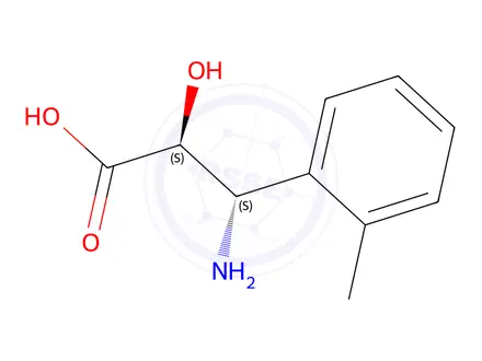 Chemical structure of (2S,3S)-3-amino-2-hydroxy-3-(o-tolyl)propanoic acid