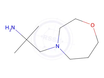 Chemical structure of 2-Methyl-1-(1,4-oxazepan-4-yl)propan-2-amine