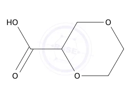 Chemical structure of 1,4-Dioxane-2-carboxylic acid