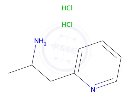 Chemical structure of 1-Methyl-2-pyridin-2-yl-ethylamine Dihydrochloride