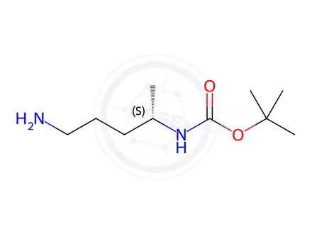 Chemical structure of N4-Boc-(S)-pentane-1,4-diamine