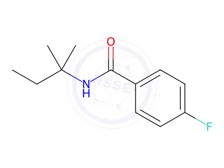 Chemical structure of 4-Fluoro-N-(tert-pentyl)benzamide