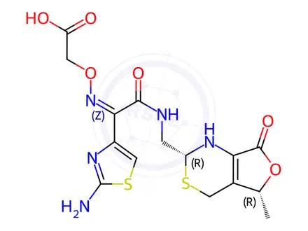 Chemical structure of Cefixime Impurity 122