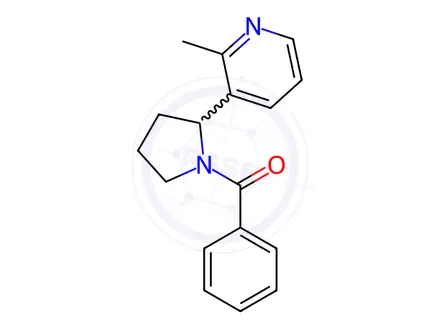 Chemical structure of (2-(2-Methylpyridin-3-yl)pyrrolidin-1-yl)(phenyl)methanone