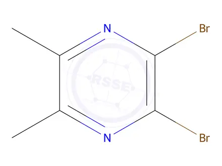 Chemical structure of 2,3-Dibromo-5,6-dimethylpyrazine