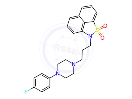 Chemical structure of Fananserin