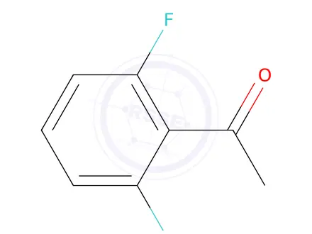 Chemical structure of 2’,6’-Difluoroacetophenone