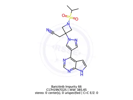 Chemical structure of Baricitinib Impurity 360