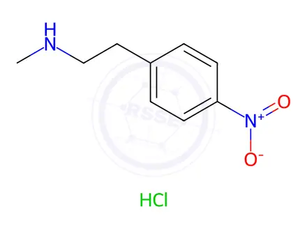 Chemical structure of N-Methyl-2-(4-nitrophenyl)ethan-1-amine Hydrochloride