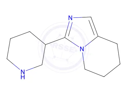 Chemical structure of 3-{5H,6H,7H,8H-imidazo[1,5-a]pyridin-3-yl}piperidine