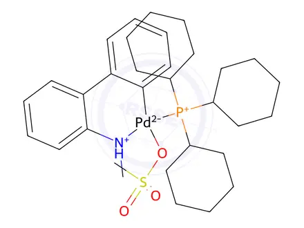 Chemical structure of PCy3-Pd-G4