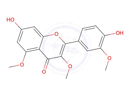 Chemical structure of Quercetin 3,5,3'-trimethyl ether