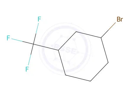 Chemical structure of 1-Bromo-3-(trifluoromethyl)cyclohexane