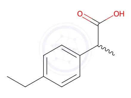 Chemical structure of Ibuprofen EP Impurity N