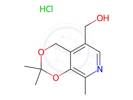 Chemical structure of Pyridoxine Acetonide Hydrochloride