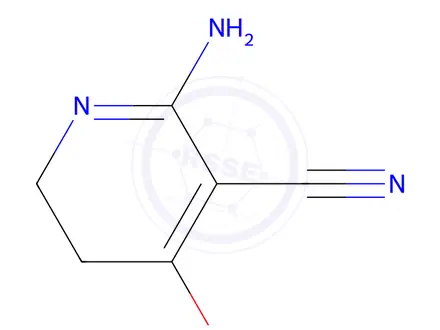 Chemical structure of 2-Amino-4-oxo-1,4,5,6-tetrahydro-pyridine-3-carbonitrile