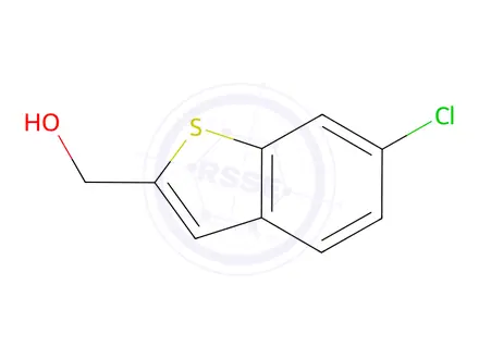 Chemical structure of (6-chloro-1-benzothiophen-2-yl)methanol