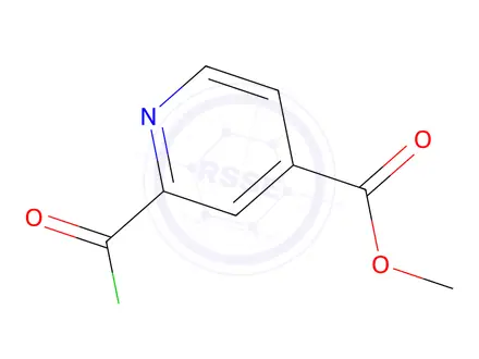 Chemical structure of 4-Pyridinecarboxylicacid,2-(chlorocarbonyl)-,methylester(9CI)