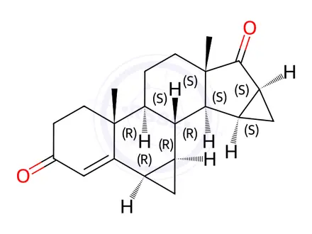 Chemical structure of Drospirenone EP Impurity C