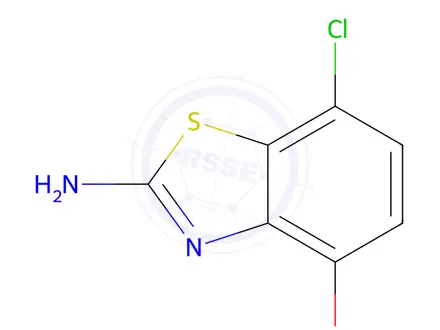 Chemical structure of 2-Amino-7-chlorobenzo[d]thiazol-4-ol