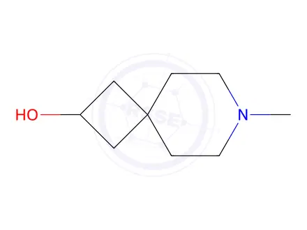 Chemical structure of 7-methyl-7-azaspiro[3.5]nonan-2-ol