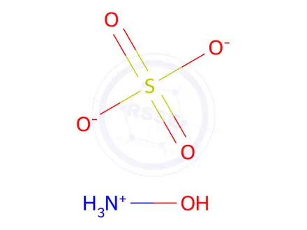 Chemical structure of Hydroxylamine sulfate