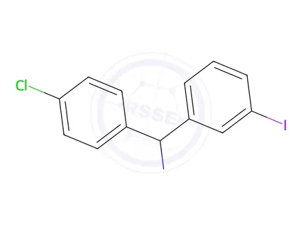 Chemical structure of (4-Chlorophenyl)(3-iodophenyl)methanamine
