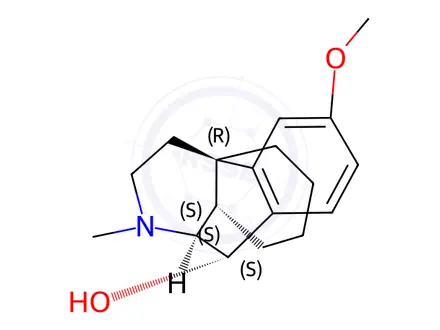 Chemical structure of 10-β Hydroxy Dextromethorphan