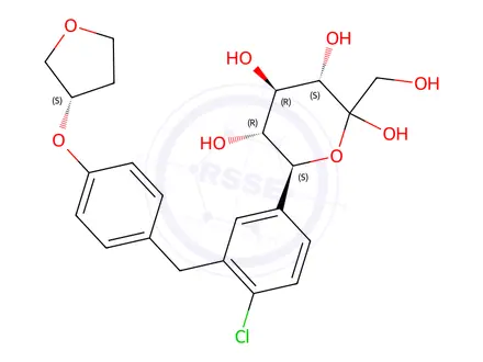 Chemical structure of Empagliflozin impurity 181