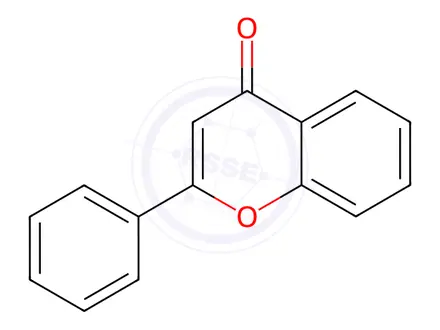 Chemical structure of Flavone