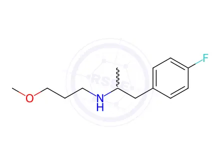 Chemical structure of N-(1-(4-fluorophenyl)propan-2-yl)-3-methoxypropan-1-amine