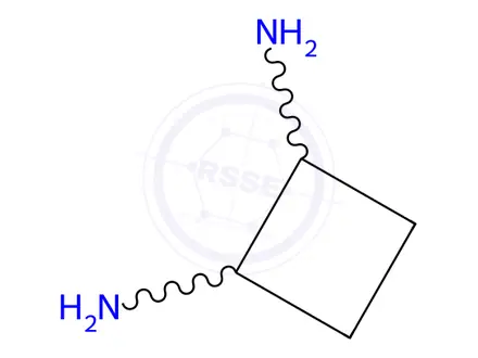 Chemical structure of Cyclobutane-1,2-diamine dihydrochloride