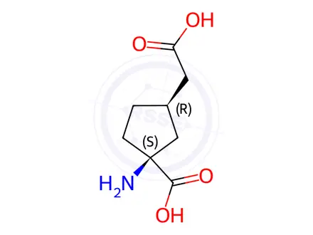 Chemical structure of (1S,3S)-homo-ACPD