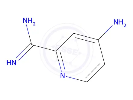 Chemical structure of 4-Aminopicolinimidamide