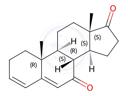 Chemical structure of Androst-3,5-diene-7,17-dione