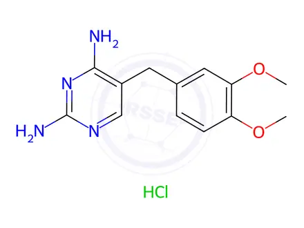 Chemical structure of Diaveridine Hydrochloride