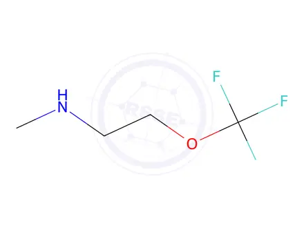 Chemical structure of N-methyl-[2-(trifluoromethoxy)ethyl]amine hydrochloride