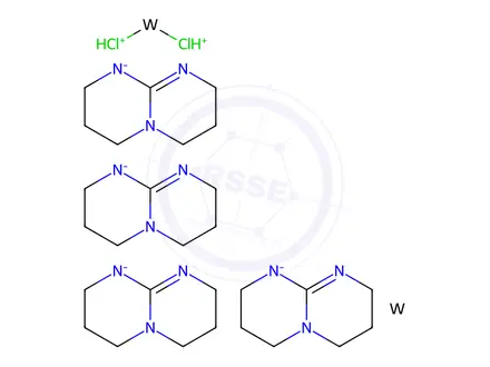 Chemical structure of W2(hpp)4Cl2