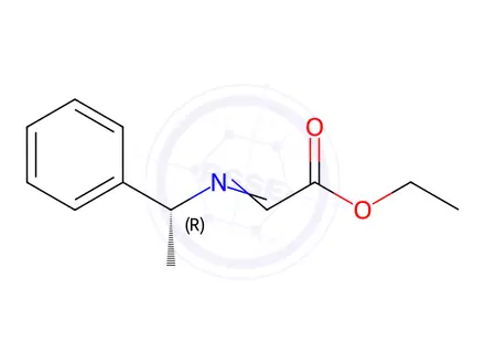 Chemical structure of Ethyl D-(α-Methylbenzylimino)acetate