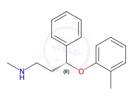 Chemical structure of Atomoxetine
