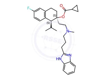 Chemical structure of Mibefradil Hydrochloride Impurity 67